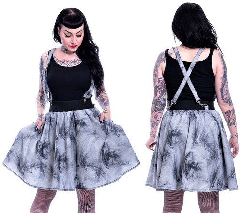 Rock skirt gothic - gothic,, vixxsin