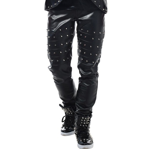 Herren punk nieten - nieten, pu