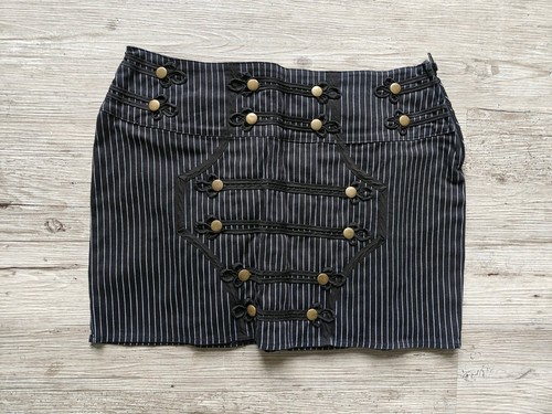 Rock pinstripe schwarz - rock, l
