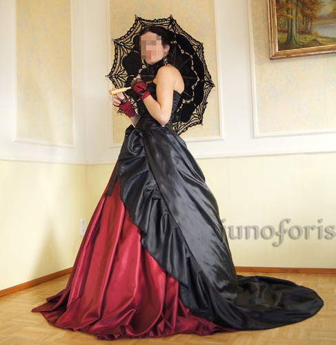 Gothic steampunk schleppe - steampunk,